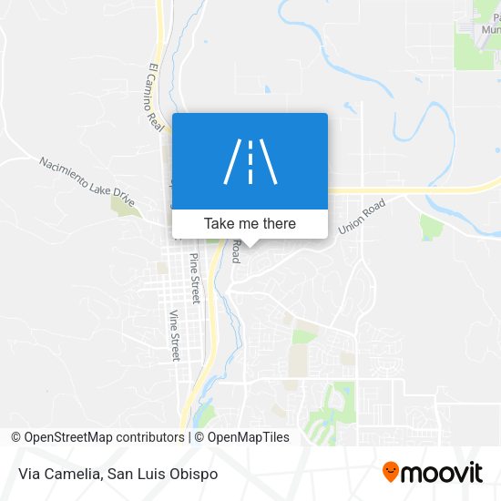 Via Camelia map