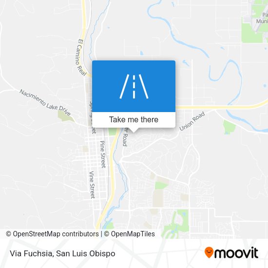 Mapa de Via Fuchsia