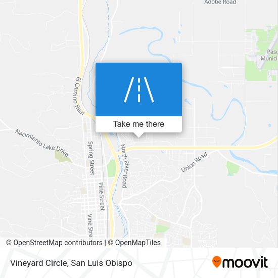 Vineyard Circle map
