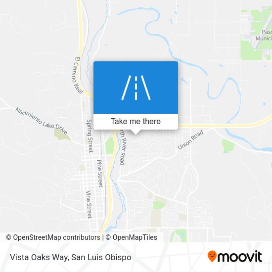 Mapa de Vista Oaks Way