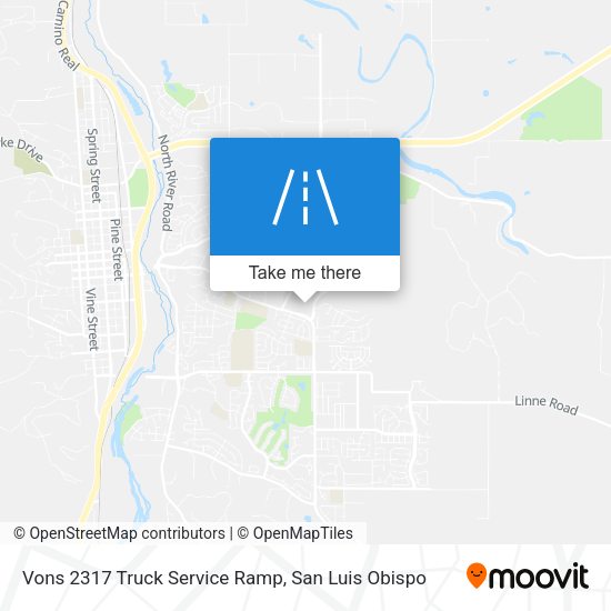 Mapa de Vons 2317 Truck Service Ramp