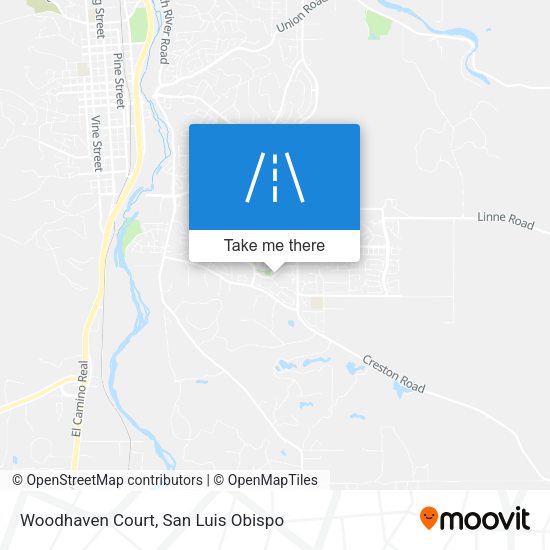 Mapa de Woodhaven Court