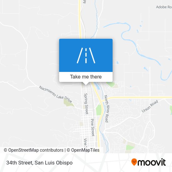 34th Street map
