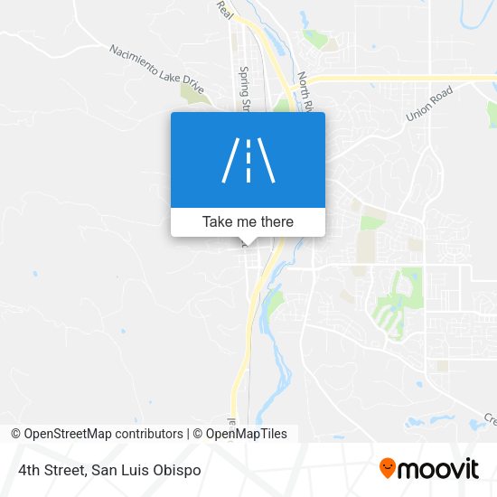 4th Street map