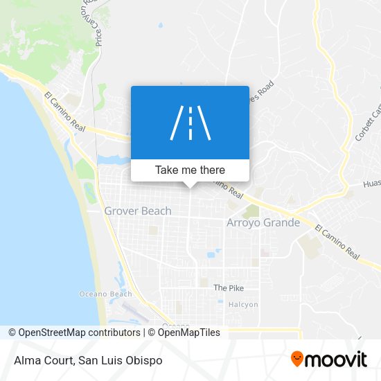 Alma Court map