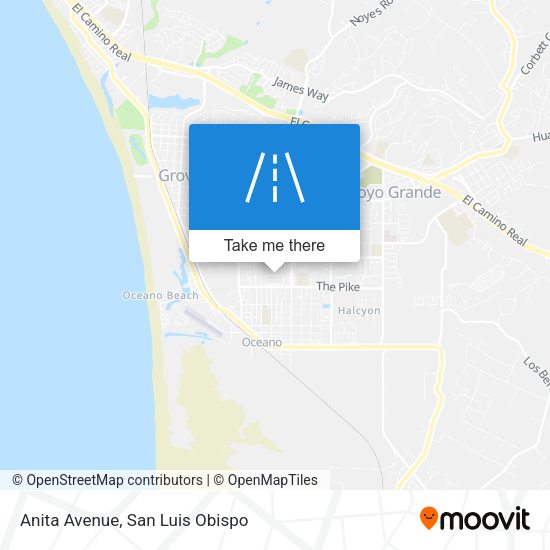 Anita Avenue map