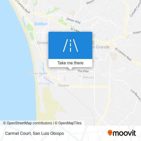 Carmel Court map