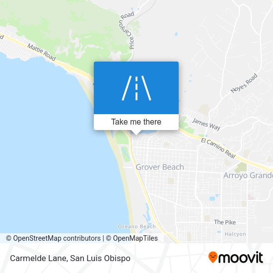 Carmelde Lane map