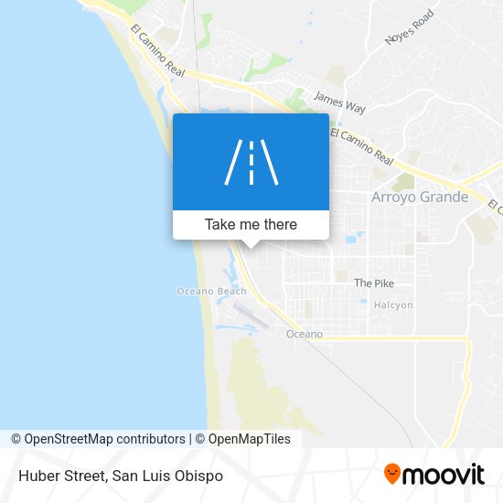Huber Street map