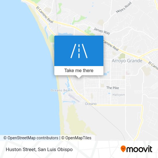 Huston Street map
