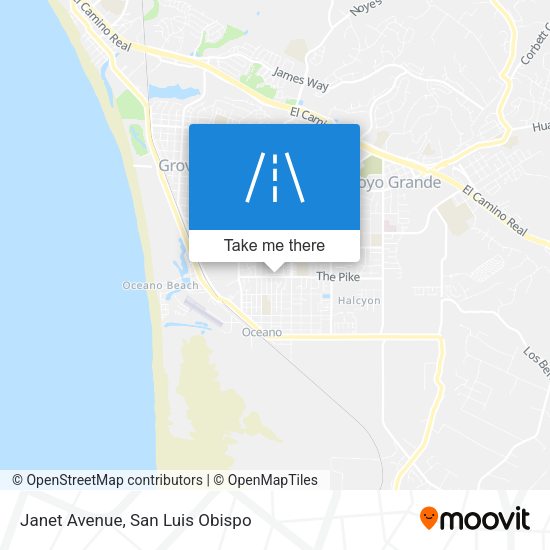 Janet Avenue map