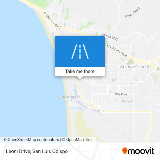 Mapa de Leoni Drive
