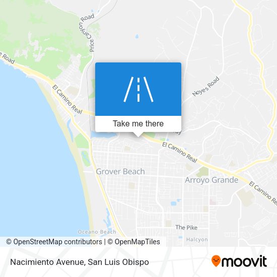 Nacimiento Avenue map