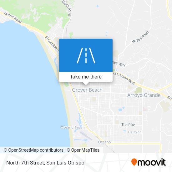 Mapa de North 7th Street