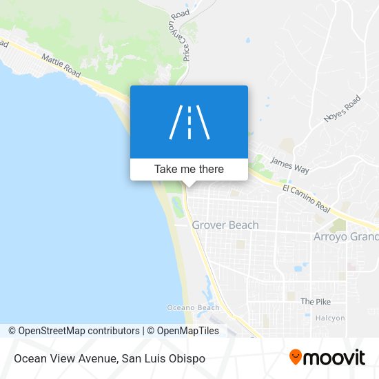 Mapa de Ocean View Avenue