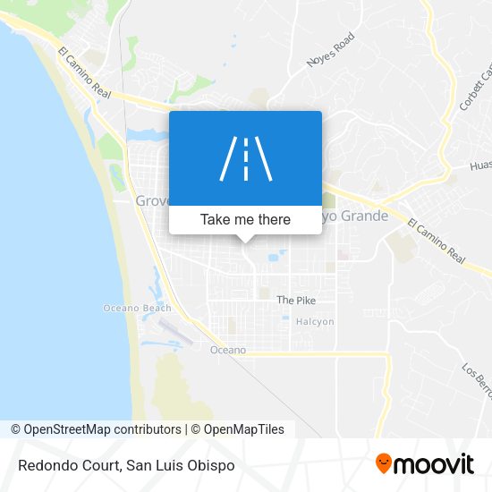 Redondo Court map