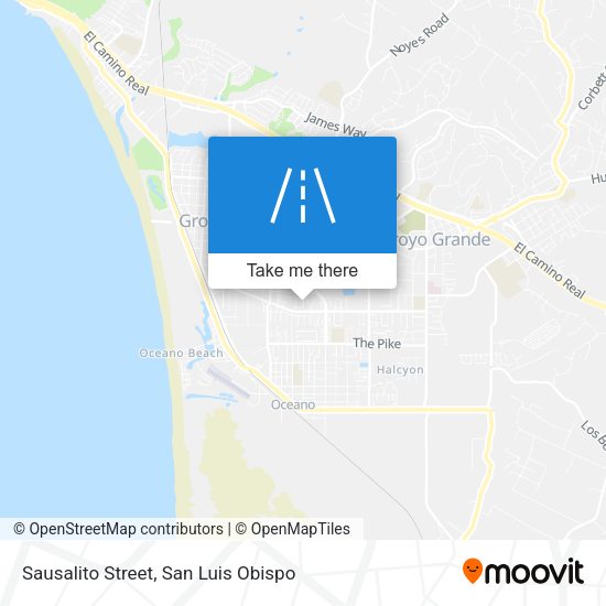 Mapa de Sausalito Street