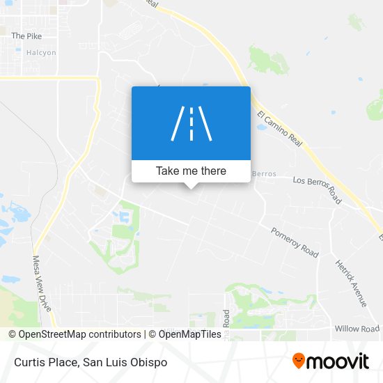 Curtis Place map