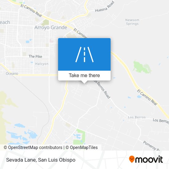 Sevada Lane map