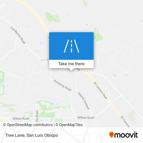 Tree Lane map