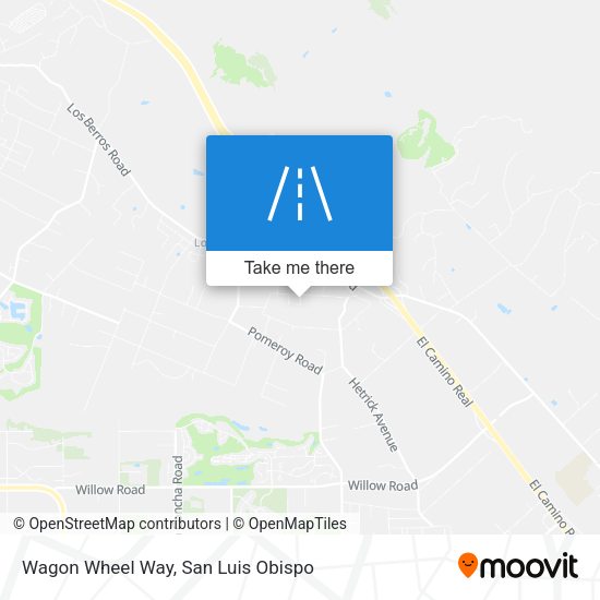 Wagon Wheel Way map