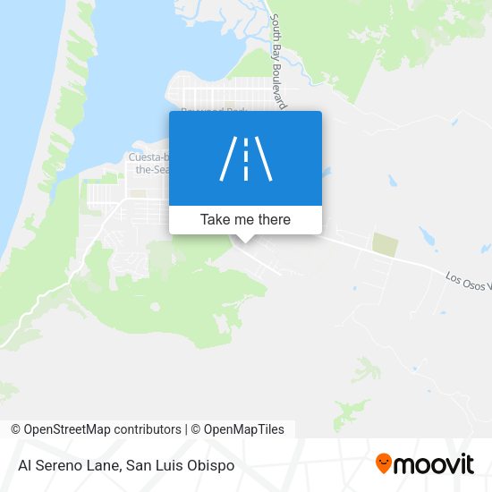 Al Sereno Lane map