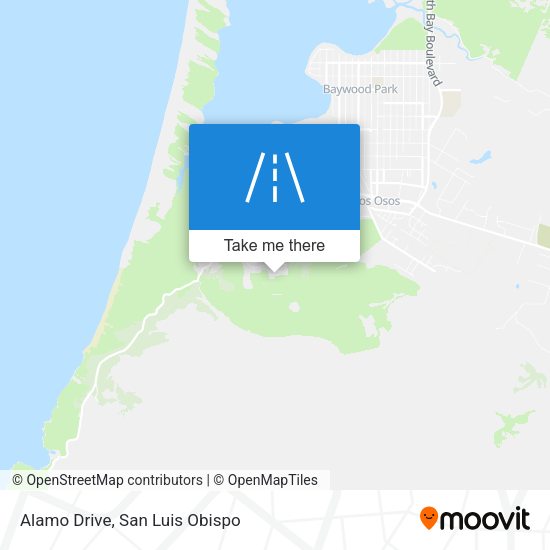 Mapa de Alamo Drive