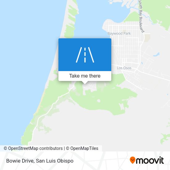 Mapa de Bowie Drive