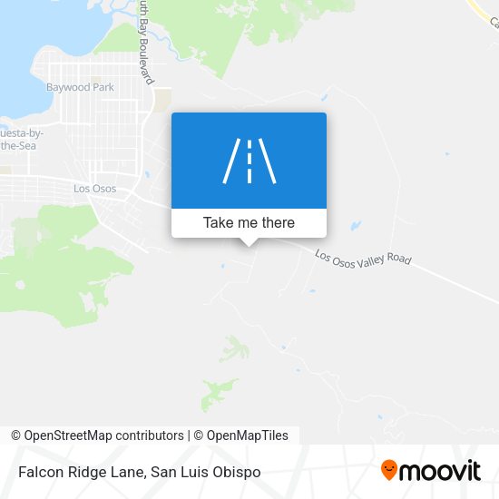 Mapa de Falcon Ridge Lane