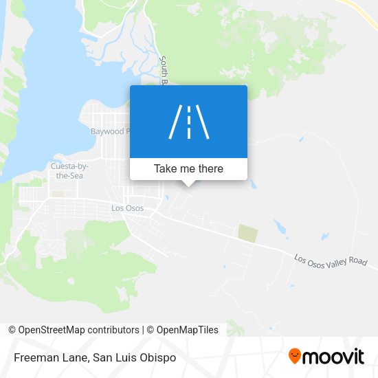 Freeman Lane map