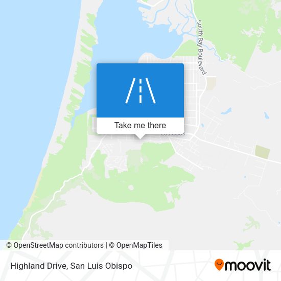 Mapa de Highland Drive