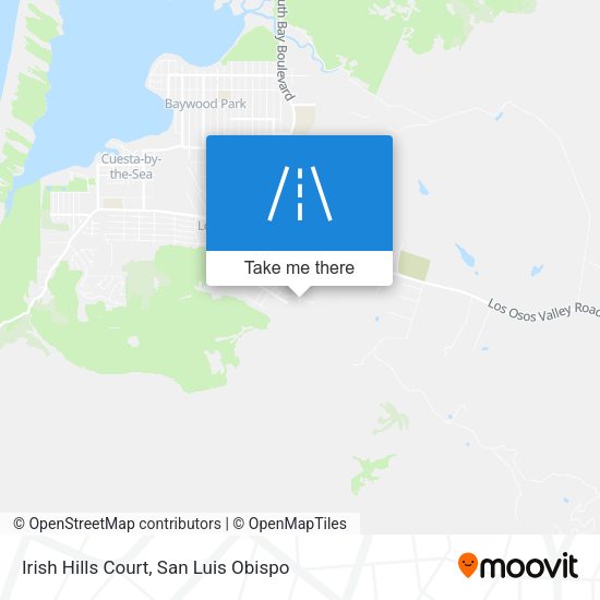 Irish Hills Court map