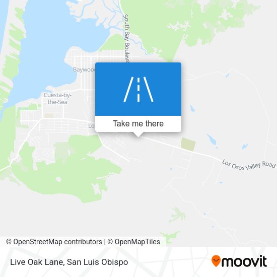 Mapa de Live Oak Lane