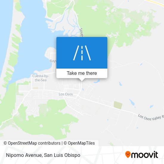 Nipomo Avenue map