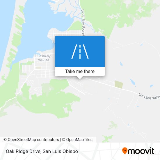 Oak Ridge Drive map