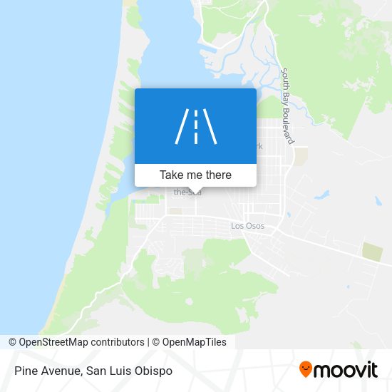 Mapa de Pine Avenue