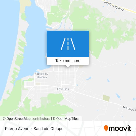 Pismo Avenue map
