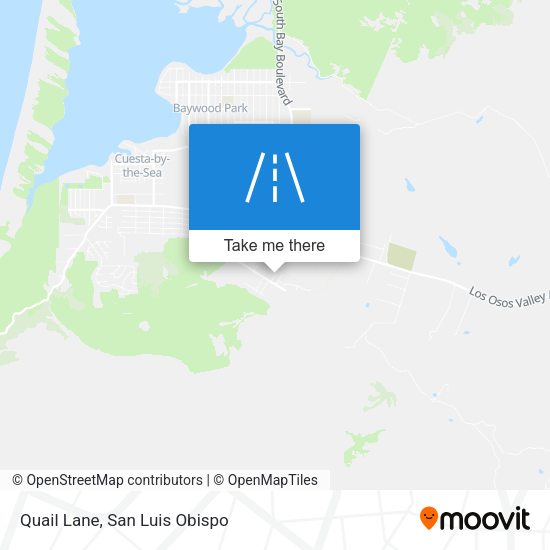 Quail Lane map
