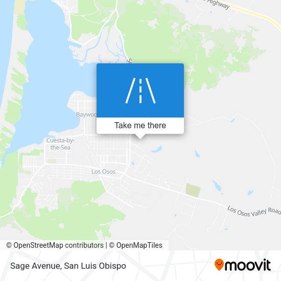 Sage Avenue map