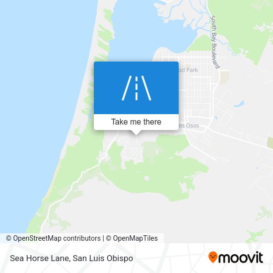 Sea Horse Lane map