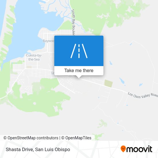 Shasta Drive map