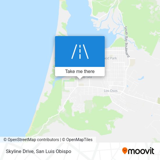 Mapa de Skyline Drive