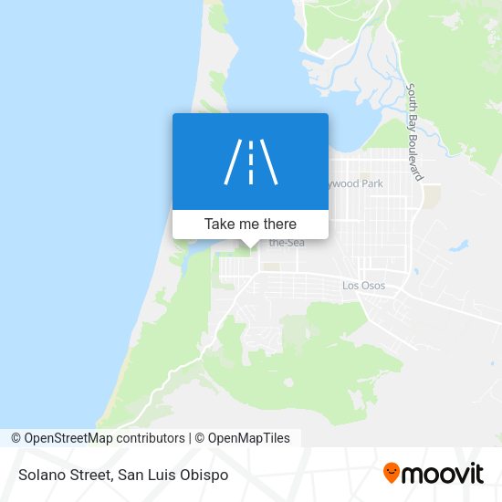 Solano Street map