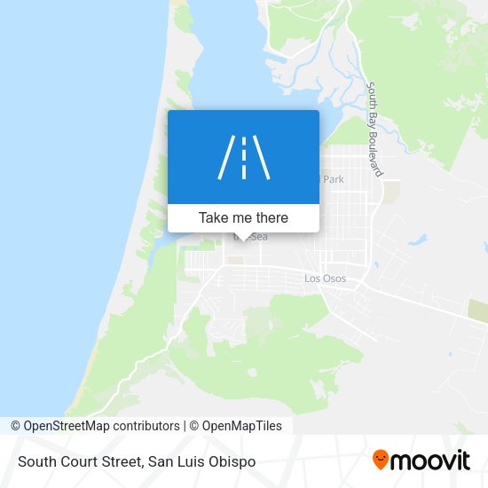 South Court Street map