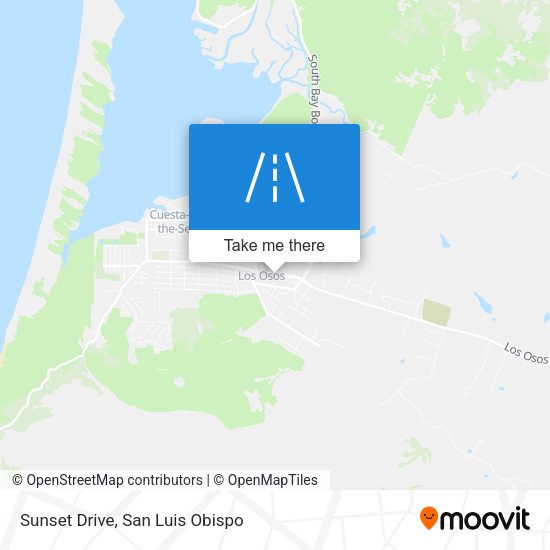 Sunset Drive map