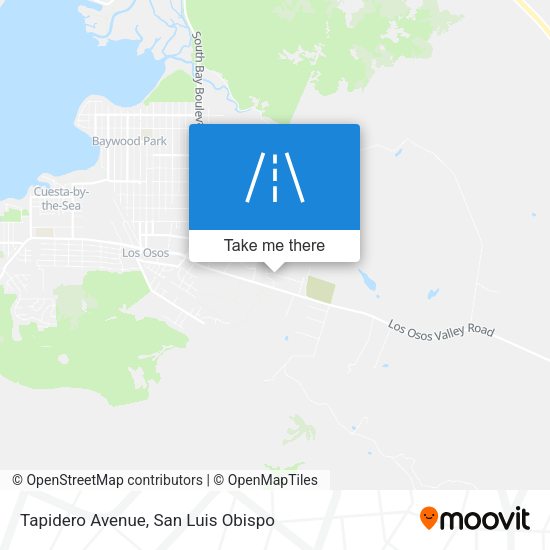 Tapidero Avenue map