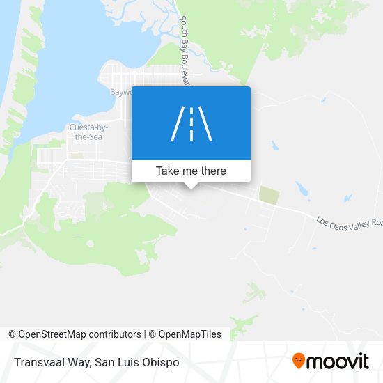 Transvaal Way map