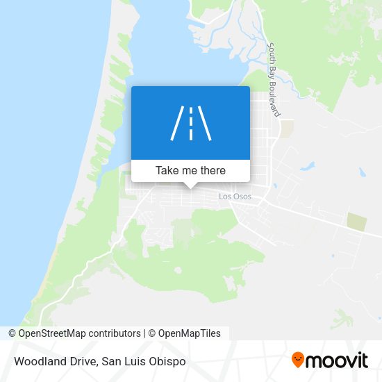 Woodland Drive map