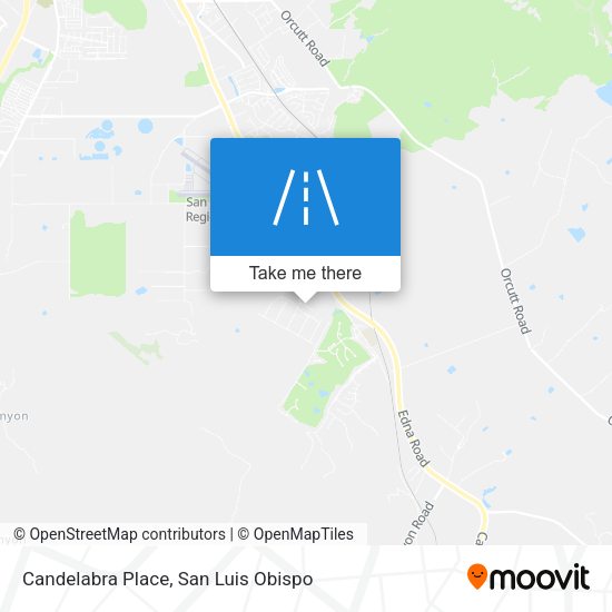 Candelabra Place map
