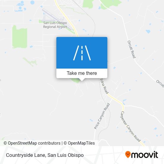 Countryside Lane map